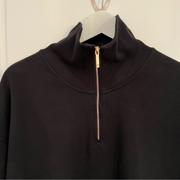 Woman’s XL - GAIAM Aura Mock Neck Quarter Zip Pullover | Sweatshirt | Black - Picture 7 of 9